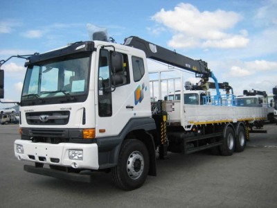 Кран-манипулятор Hiab 190T на базе DAEWOO NOVUS