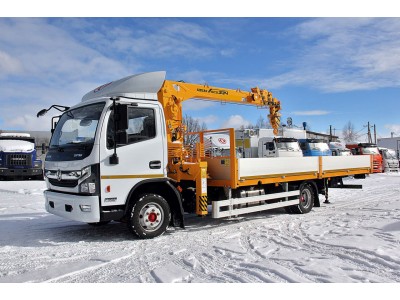 Кран-манипулятор SOOSAN SCS 334 на базе DONGFENG C80L