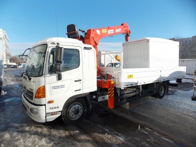 Кран-манипулятор Kanglim KS 1056 на базе HINO 500