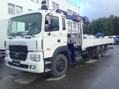 Кран-манипулятор Daehan NC 860 на базе HYUNDAI HD250