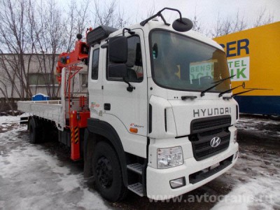 Кран-манипулятор Kanglim KS 1256G-II на базе HYUNDAI HD170