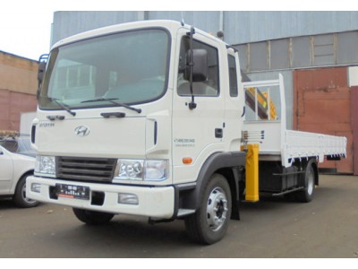 Кран-манипулятор Sangdo 515 на базе HYUNDAI HD120