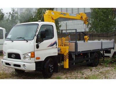 Кран-манипулятор Soosan SCS 334 на базе HYUNDAI HD78