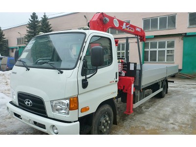 Кран-манипулятор Unic URV-374 на базе HYUNDAI HD78