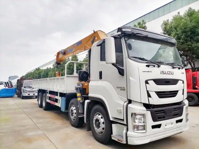 Кран-манипулятор XCMG SQS400-5 на базе ISUZU GIGA