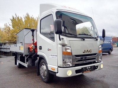 Кран-манипулятор Fassi F40A.0.22 на базе JAC N56 борт 4м